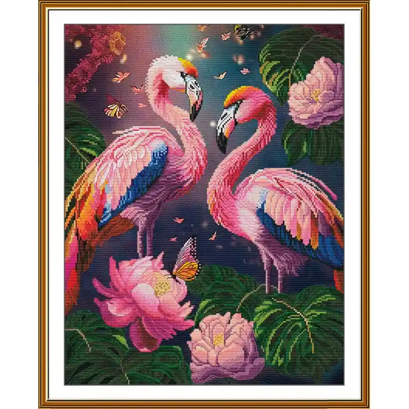 Popolare Kit di Ricamo - Pink Nocturne - Nova Sloboda