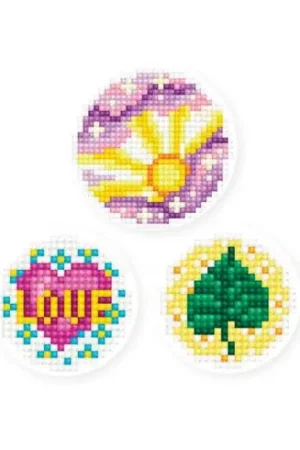 Adesivo da ricamo Diamante - Foglio 3 adesivi - Soleil - Collection d'Art Bestseller