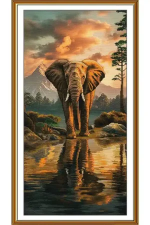 Kit da Ricamo - Spirit of Kilimanjaro - Nova Sloboda Pagamento Sicuro