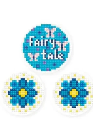 Popolare Adesivo da ricamo Diamante - Foglio di 3 adesivi - Fiaba - Collection d'Art