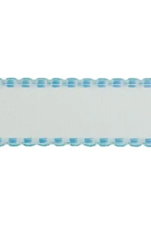 Professionale Treccia da ricamo a 50 cm - Aïda treccia bianca 5 bordi blu Zweigart Band, a 50 cm - Zweigart