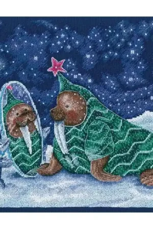 Consegna Rapida kit ricamo a punto croce - Anno nuovo sul ghiaccio - RTO