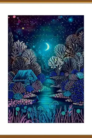 Scelto Dai Clienti Kit da Ricamo con Perline - Starry Night - Nova Sloboda