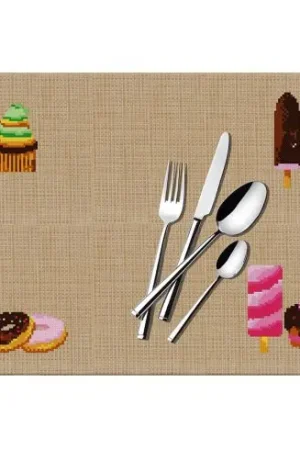 Kit set da tavolo da ricamare - Golosità - Luc Créations Prezzo Scontato