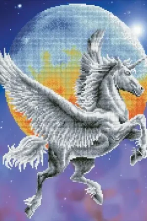 Economico Kit ricamo diamante - Volo al chiaro di luna - Diamond Dotz