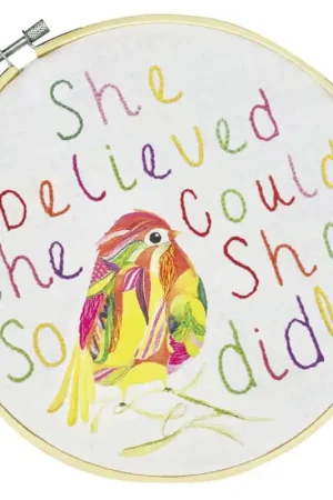 Prezzo Ridotto Kit di Ricamo per Principianti - Uccello - Pony