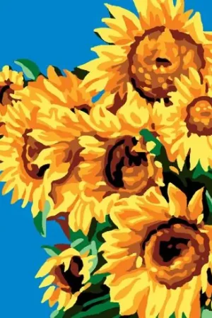 Quantità Limitata Canovaccio antico - I girasoli - Luc Créations