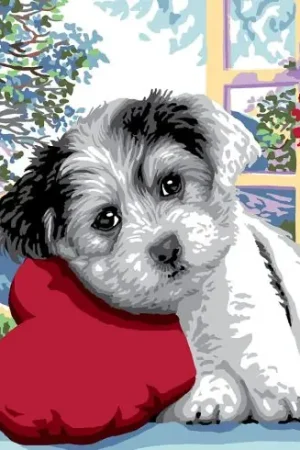 Canovaccio antico - il mio cuoricino - Luc Créations Sconto