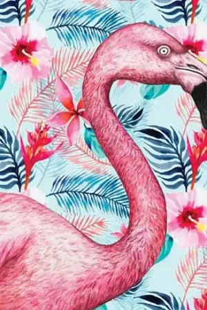 Kit ricamo diamante - Fenicottero rosa esotico - Collection d'Art Compra Oggi Stesso