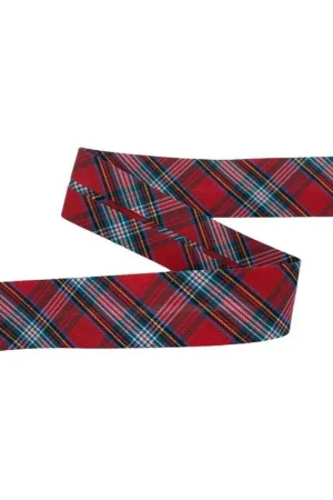 Passamaneria Sbieco Diagonale Nastro Traversino Cotone Tinto Filo Scozzese Alto 3 Cm Più Venduto