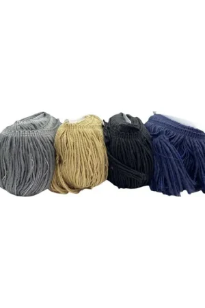 Scelto Dai Clienti 50 Cm Passamaneria Frangia Mano Morbida Lana Ritorto Torciglione Tinta Unita Alta 14 Cm