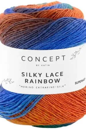 Katia Silky Lace Rainbow Pagamento Sicuro