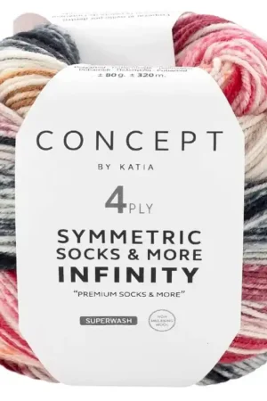 Spedizione Gratuita Katia Symmetric Socks  More Infinity 4-ply