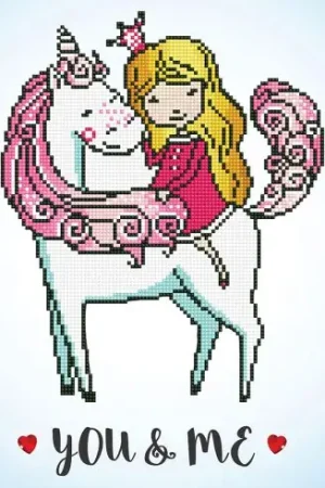 Kit ricamo diamante - tu ed io - Diamond Dotz Spedito Oggi