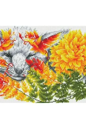 Compra Oggi Stesso Kit ricamo diamante - Volpe e felci - Diamond Dotz