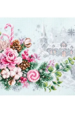 kit ricamo a punto croce - Emozione di Natale - Magic Needle Vendita Finale