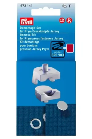 Più Venduto Kit per Smontaggio per Bottoni a Pressione Jersey da 8 e 10 mm - Prym