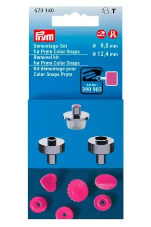 Affare Kit per Smontaggio di Snaps da 9 y 12.4 mm - Prym