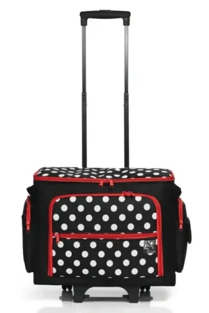 Valigia Trolley per Macchina da Cucire a Pois - Prym Prezzo Ridotto