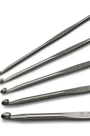 Ultime Pezzi Uncinetto - Set di 5 ganci in alluminio 14 cm - Prym