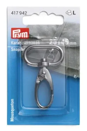 Moschettone  - Bruni gloss - 24 x 45 mm - Prym Offerta Lampo