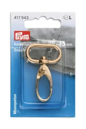 Moschettone  - Oro - 24 x 45 mm - Prym Popolare