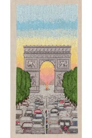 A Buon Prezzo kit ricamo a punto croce - arco di trionfo - Le Bonheur des Dames