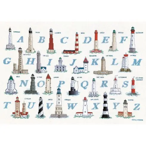 kit ricamo a punto croce - Fari - Le Bonheur des Dames Compra Oggi Stesso