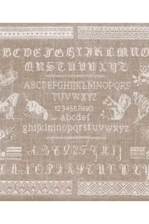 kit ricamo a punto croce - Abbecedario - Le Bonheur des Dames Reso Gratuito