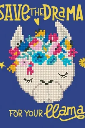 Novità Kit ricamo diamante - Lama - Diamond Art