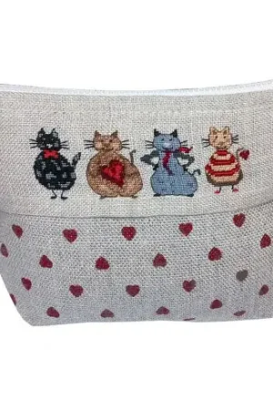 Kit per il ricamo - Gatti - Le Bonheur des Dames Occasione