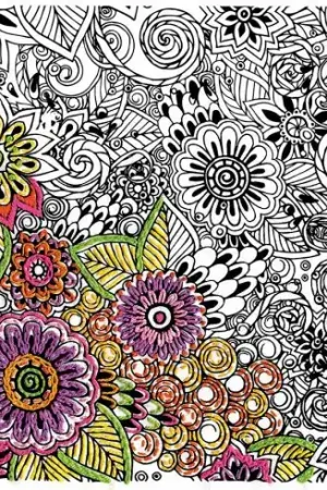 Tela predisegnata - Floreale - Zenbroidery Offerta Lampo