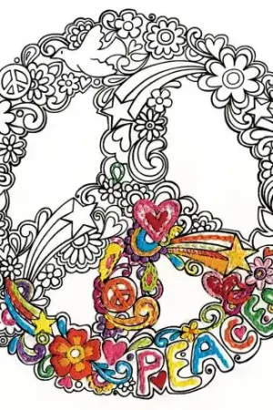 Nuova Collezione Tela predisegnata - pace - Zenbroidery