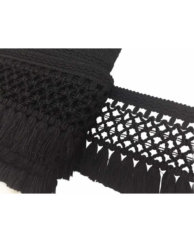 Offerta Limitata 50 Cm Frangia Passamaneria Corda Rete Nappina Moda Arredo Alta 125 Mm