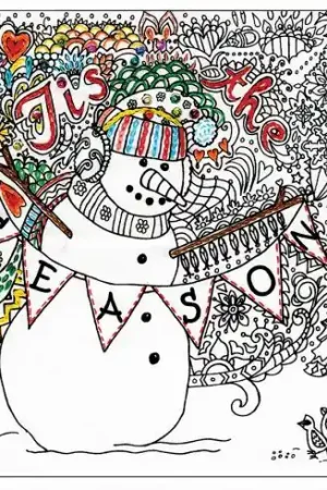 Tela predisegnata - Pupazzo di neve - Zenbroidery A Buon Prezzo