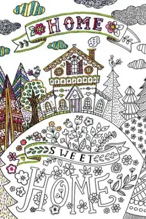 Promozione Esclusiva Tela predisegnata - Home sweet home - Zenbroidery