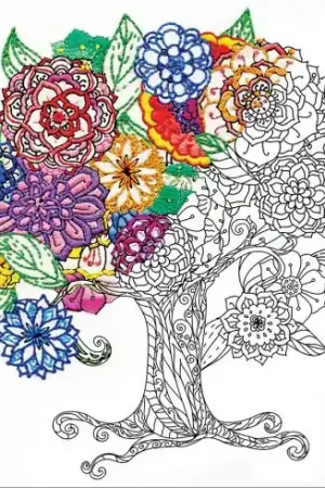 Tela predisegnata - albero - Zenbroidery Promozione Esclusiva