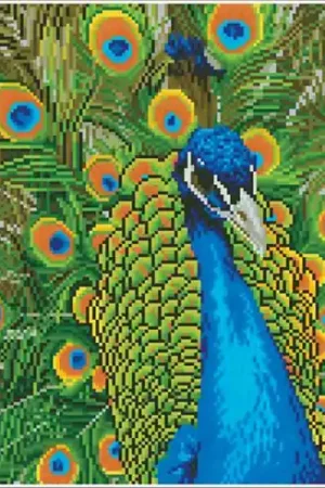 Di Tendenza Kit ricamo diamante - Pavone - Diamond Art