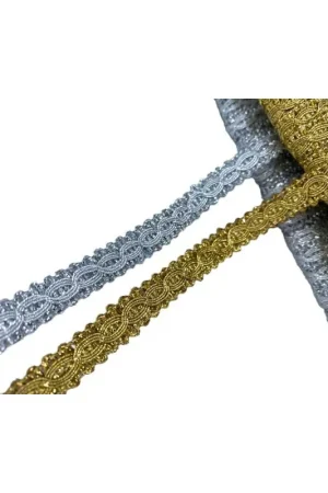 25 Mt Passamaneria Copripunto Lurex Alto 1 Cm Economico