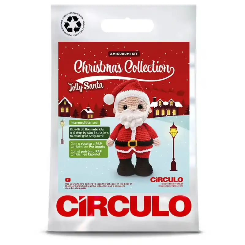Kit Amigurumi di Natale - Jolly Santa - Circulo Professionale