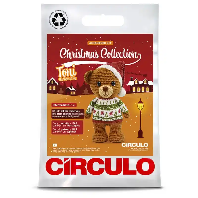 Offerta Lampo Kit Amigurumi di Natale - Toni l'Orso - Circulo