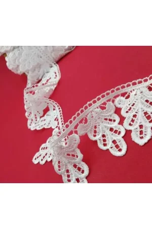 Miglior Prezzo Passamaneria Pizzo Merletto Macramè Foglia Alto 6 Cm