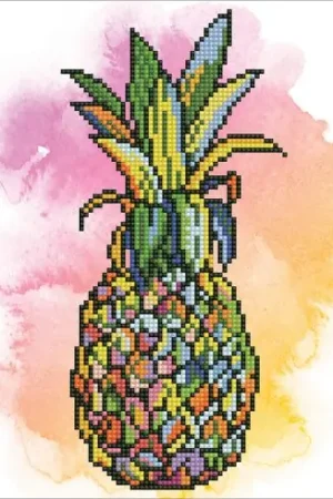 Affare Kit ricamo diamante - Ananas - Diamond Art
