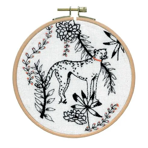 Kit di punti da ricamo - Il ghepardo - Le Bonheur des Dames Promozione