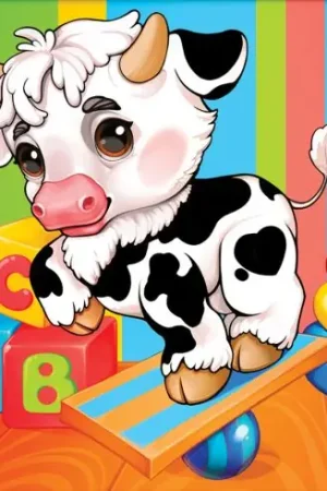 Kit ricamo diamante - ABC Mucca - Diamond Painting Promo Stagionale