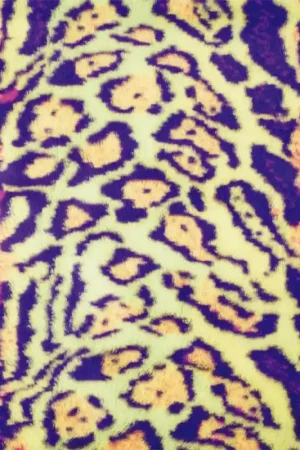 Spedizione Gratuita Tessuto Animal Print Katia - Fluor