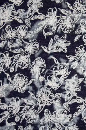 Compra Adesso Tessuto Denim Katia - Flowers