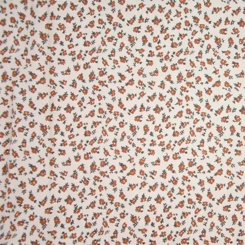 Must-Have Tessuto Flannel Cotton Print Katia - Flowers Reindeer