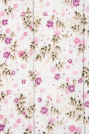 Scelto Dai Clienti Tessuto Padded Mussola Print Katia - Lavender Flow