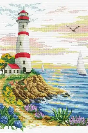 Offerta Lampo kit ricamo a punto croce - Capo faro - Ladybird